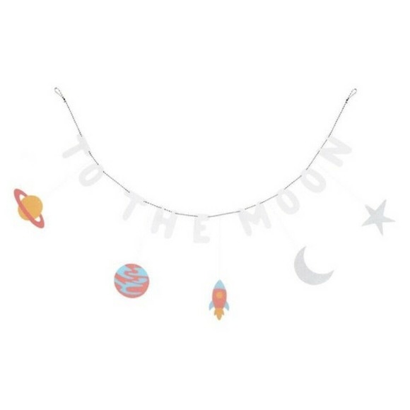 Space Themed Party Supply Banner Decorations Shower Wedding Grad any Occasion - Picture 3 of 5